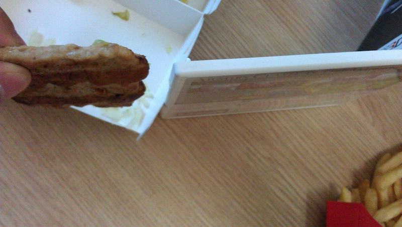 Illustration for article titled McDonald's Chinese Black and White Burgers Are... Okay, I Guess
